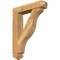 Ekena Millwork Funston Arts and Crafts Rough Sawn Bracket w/ Offset Brace, Western Red Cedar, 6"W x 26"D x 34"H BKT0604X26X34FST03RWR - alternate 1